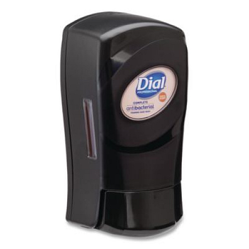 Dial Professional FIT Universal Manual Dispenser, 1.2 L, 4 x 5.13 x 10.5, Gray, 3/Carton (16619)