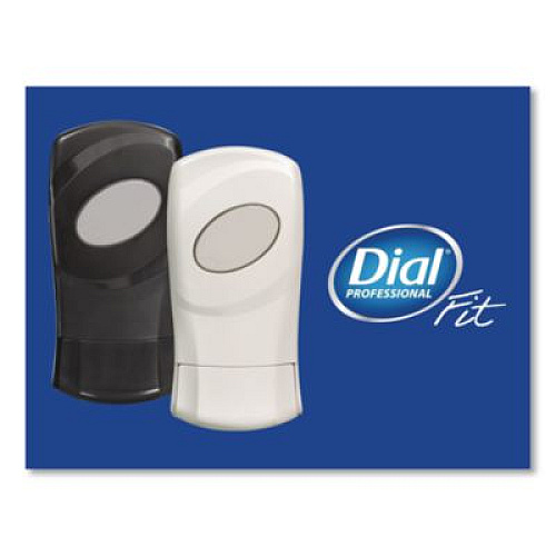 Dial Professional FIT Universal Manual Dispenser, 1.2 L, 4 x 5.13 x 10.5, Gray, 3/Carton (16619)
