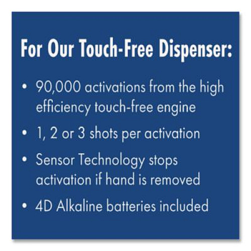 Dial Professional FIT Universal Touch Free Dispenser, 1 L, 4 x 5.4 x 11.2, Ivory, 3/Carton (16652)