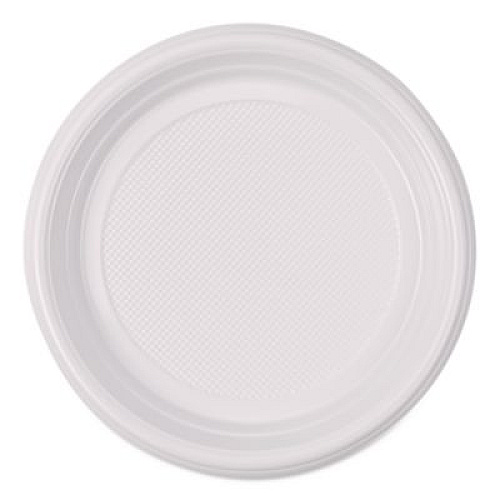 Boardwalk Hi-Impact Plastic Dinnerware, Plate, 6" dia, White, 1,000/Carton (PLTHIPS6WH)