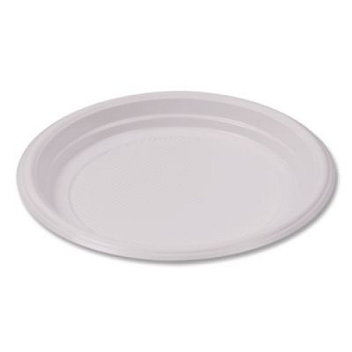 Boardwalk Hi-Impact Plastic Dinnerware, Plate, 6" dia, White, 1,000/Carton (PLTHIPS6WH)