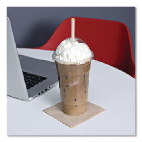 Boardwalk Unwrapped Paper Straws, 7.75 x 0.25, White, 4,800/Carton (PPRSTRWUW)