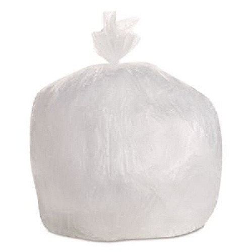 GEN High-Density Can Liners, 30 gal, 8 mic, 30" x 36", Natural, Perforated Roll, 25 Bags/Roll, 20 Rolls/Carton (303610)