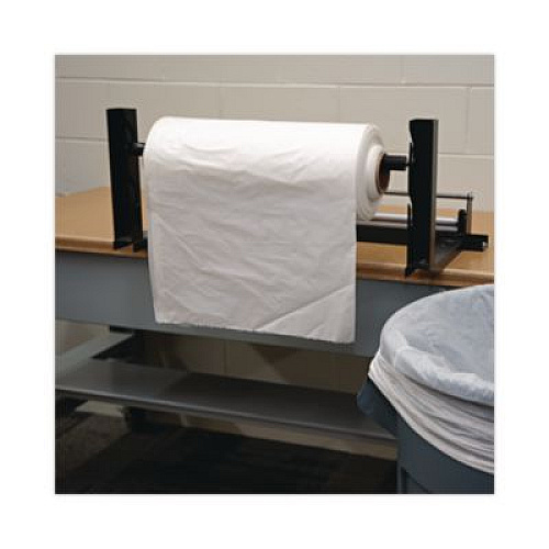 Boardwalk Industrial Can Liner Rolls, 60 gal, 2.5 mil, 21" x 17" x 65", Clear, 50/Carton (D3865)