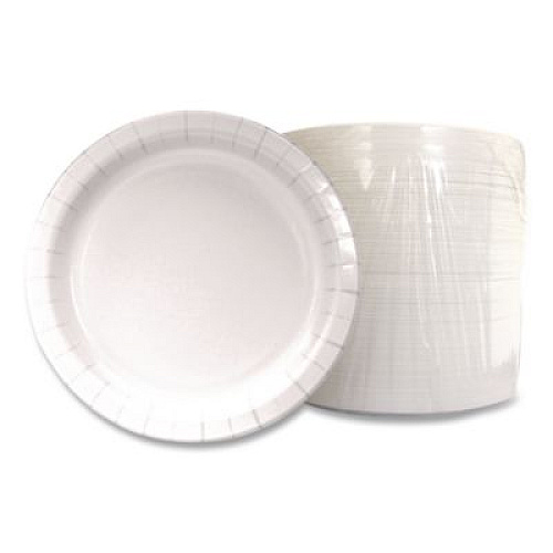 Boardwalk Paper Dinnerware, Plate, 9" dia, White, 1,000/Carton (WH9PLT)