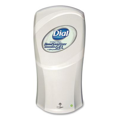 Dial Professional Antibacterial Gel Hand Sanitizer Refill for FIT Touch Free Dispenser, 1.2 L Bottle, Fragrance-Free, 3/Carton (19029)