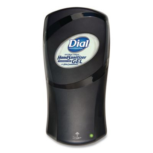 Dial Professional Antibacterial Gel Hand Sanitizer Refill for FIT Touch Free Dispenser, 1.2 L Bottle, Fragrance-Free, 3/Carton (19029)
