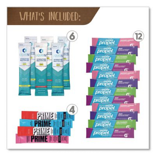 Snack Box Pros Drink Mixes Snack Box, 50 Assorted Mixes/Box (70000165)