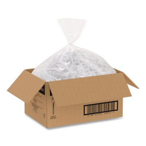 SOLO Style Setter Medium Weight Polypropylene Cutlery, Fork, Plastic, White, 1,000/Carton (F6OW)