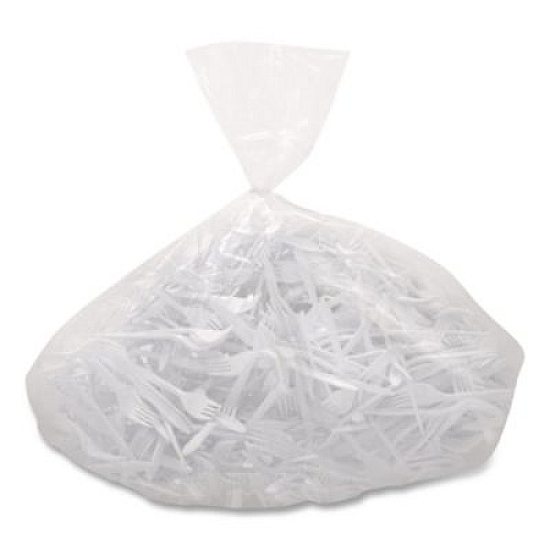 SOLO Style Setter Medium Weight Polypropylene Cutlery, Fork, Plastic, White, 1,000/Carton (F6OW)