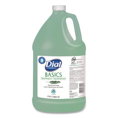 Dial Professional Basics MP Free Liquid Hand Soap Refill, Honeysuckle Scent, 3.78 L, 4/Carton (33809)