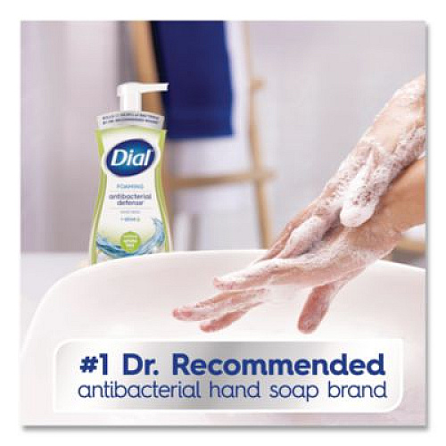Dial Antibacterial Foaming Hand Wash Refill, Soothing White Tea Scent, 10 oz, 8/Carton (34733CT)