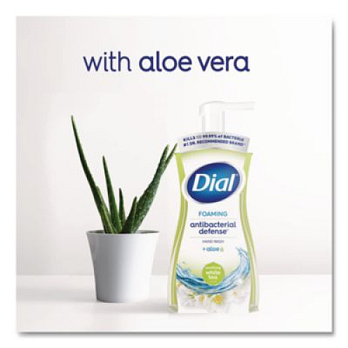 Dial Antibacterial Foaming Hand Wash Refill, Soothing White Tea Scent, 10 oz, 8/Carton (34733CT)