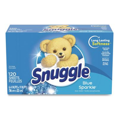Snuggle Fabric Softener Sheets, Fresh Scent, 120 Sheets/Box, 6 Boxes/Carton (45115)