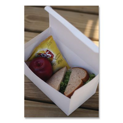SCT Carryout Boxes, 9 x 5 x 4, White, Paper, 250/Carton (2757)