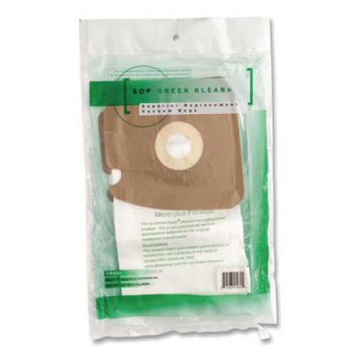 Green Klean GK-EurMM Replacement Bag, 3 Bags/Pack, 12 Packs/Carton