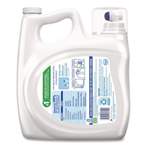 All Ultra Free Clear HE Liquid Detergent, Unscented, 141 oz Bottle, 4/Carton (46159)