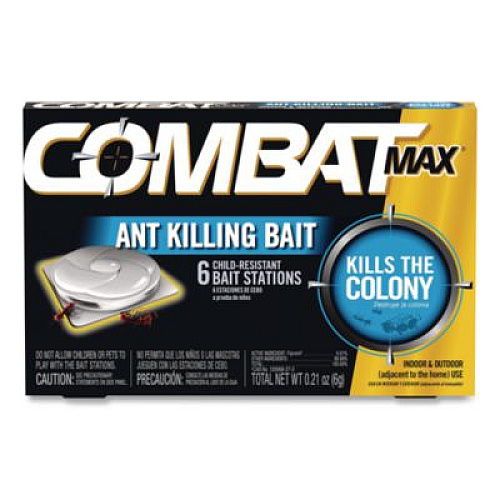 Combat Source Kill MAX Ant Killing Bait, 0.21 oz, 6/Box 12 Boxes/Carton (55901)