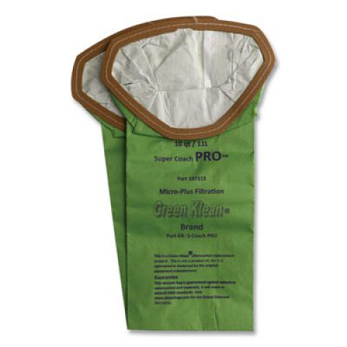 Green Klean GK-S-Coach-PRO Replacement Bag, 10 Bags/Pack, 10 Packs/Carton