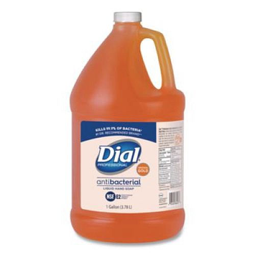 Dial Professional Gold Antibacterial Liquid Hand Soap, 1 gal, 4/Carton (88047CT)