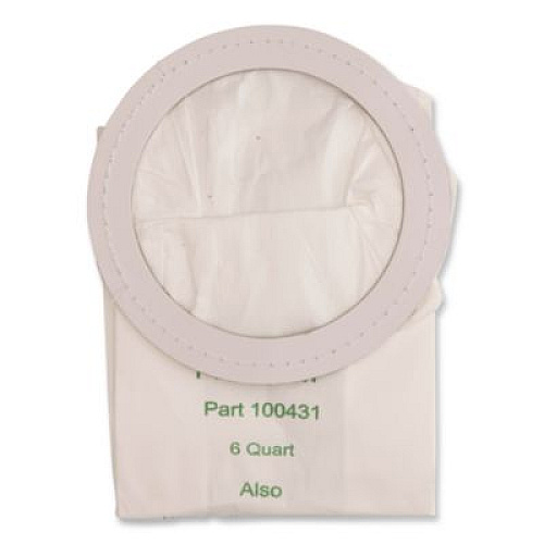 Green Klean GK-Q-Vac Replacement Bag, 10 Bags/Pack, 10 Packs/Carton