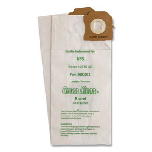 Green Klean GK-P12/15UE Replacement Bag, 10 Bags/Pack, 10 Packs/Carton (GKP1215UE)
