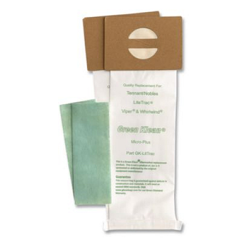 Green Klean GK-LitTrac Replacement Bag, 10 Bags/Pack, 10 Packs/Carton