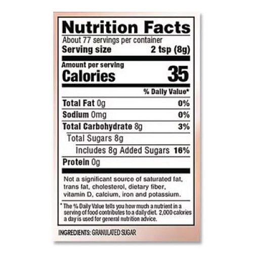 N'Joy Pure Sugar Cane, 20 oz Canister, 3/Pack (94205)