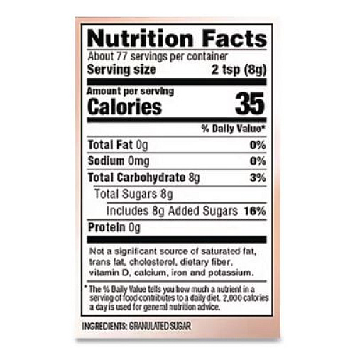 N'Joy Pure Sugar Cane, 20 oz Canister (90585)