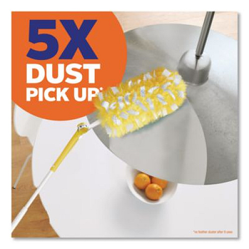 Swiffer Heavy Duty Dusters Starter Kit, Handle Extends to 3 ft, 1 Handle with 12 Duster Refills (77300)
