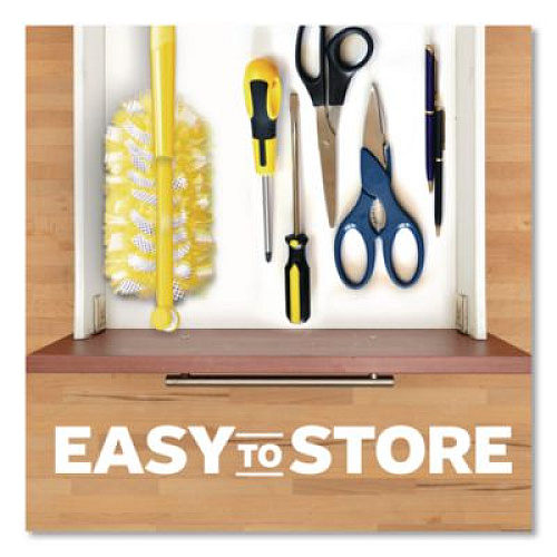 Swiffer Heavy Duty Dusters Starter Kit, Handle Extends to 3 ft, 1 Handle with 12 Duster Refills (77300)