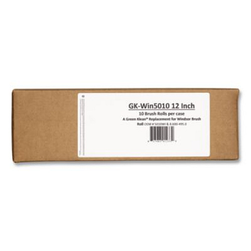 Green Klean Gk-Win5010 12" Replacement Brush Roll, Tan/Black, 10/Carton