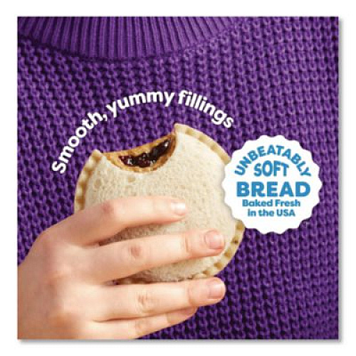 Smucker's UNCRUSTABLES Peanut Butter and Grape Jelly, 2 oz, 10/Box, 2 Boxes/Carton (90300135)