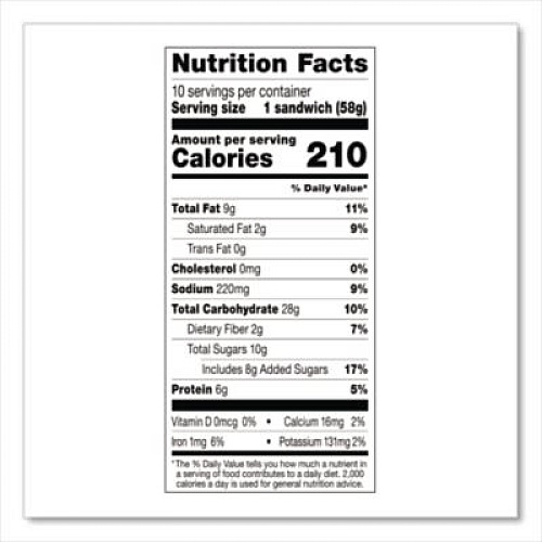 Smucker's UNCRUSTABLES Peanut Butter and Grape Jelly, 2 oz, 10/Box, 2 Boxes/Carton (90300135)
