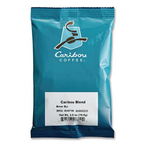 Caribou Coffee Caribou Blend Ground Coffee, 2.5 oz, 18/Carton (008710)