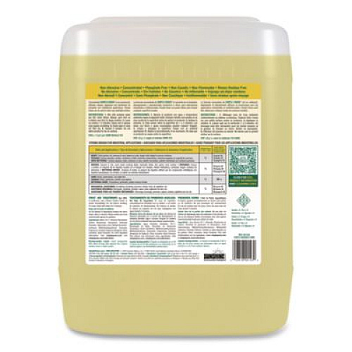Simple Green Industrial Cleaner and Degreaser, Lemon Scent, 5 gal Pail (3014005)