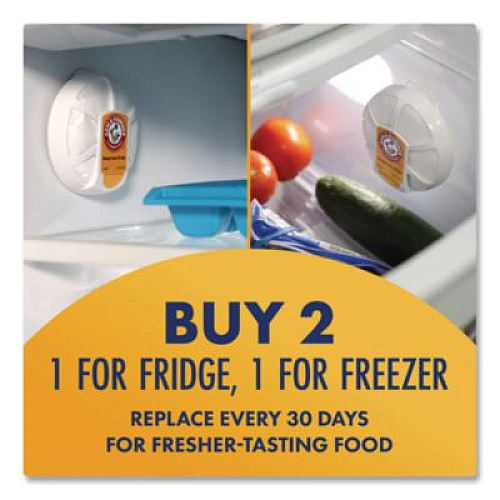 Arm & Hammer Fridge Fresh Baking Soda, Unscented, 5.5 oz, 8/Carton (3320001710)