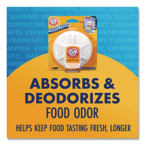 Arm & Hammer Fridge Fresh Baking Soda, Unscented, 5.5 oz, 8/Carton (3320001710)