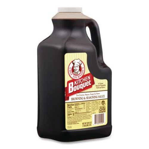 Kitchen Bouquet Browning and Seasoning Sauce, Savory, 1 gal, 4/Carton (05100CT)