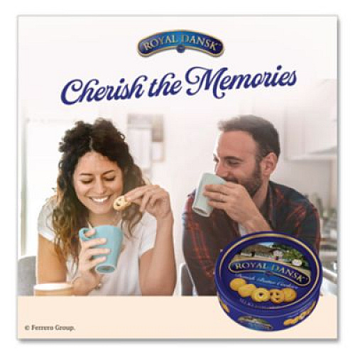 Royal Dansk Cookies, Danish Butter, 12 oz Tin (53005)