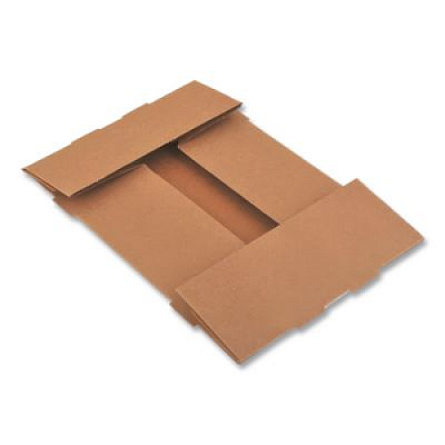 SCT 4-Corner Pop-Up Food and Drink Tray, 8.63 x 5.5 x 2.25, Brown, Paper, 500/Carton (0122)