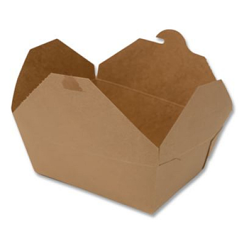 SCT ChampPak Carryout Boxes, #1, 4.38 x 3.5 x 2.5, Brown, Paper, 450/Carton (0731)