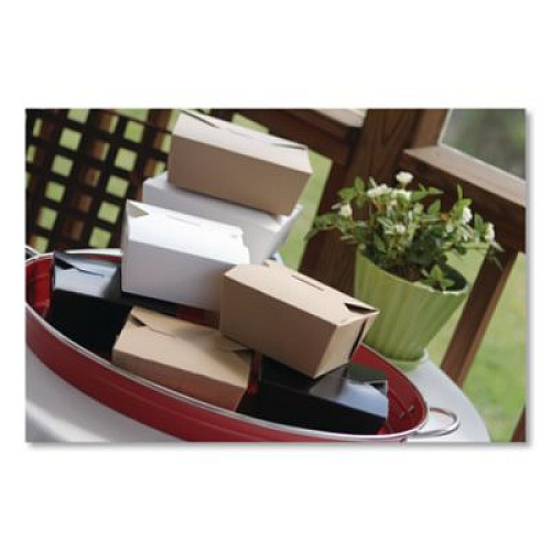 SCT ChampPak Carryout Boxes, #1, 4.38 x 3.5 x 2.5, Brown, Paper, 450/Carton (0731)