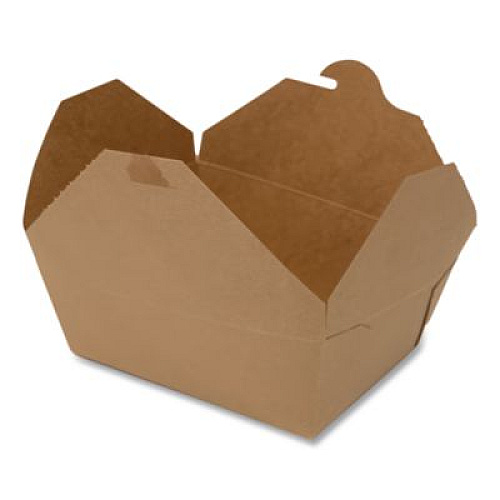 SCT ChampPak Carryout Boxes, #4, 7.75 x 5.5 x 3.5, Brown, Paper, 160/Carton (0734)