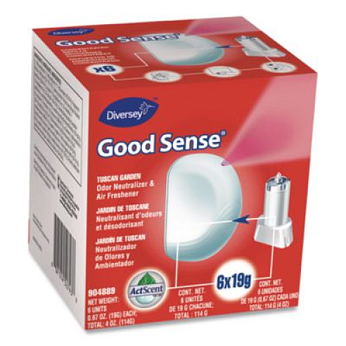 Diversey Good Sense Automatic Spray System, Tuscan Garden Scent, 0.67 oz Cartridge, 12/Carton (101109732)