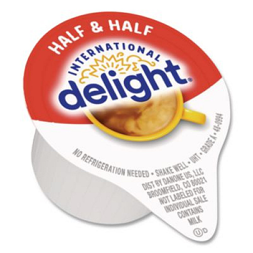 International Delight Coffee House Inspirations Half and Half, 0.38 oz Mini Cups, 180/Carton (102042)
