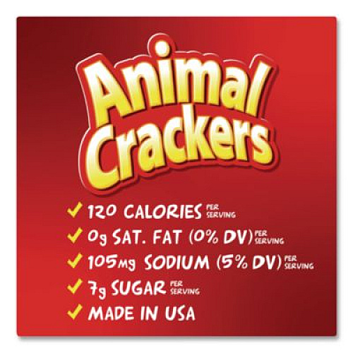 Stauffer's Animal Crackers, 1.5 oz Bag, 12/Box (10173)