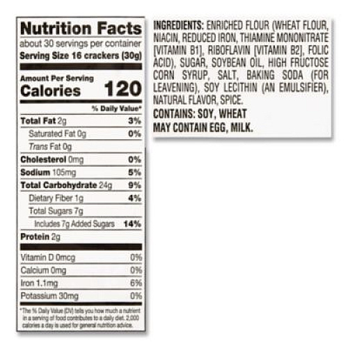 Stauffer's Animal Crackers, 1.5 oz Bag, 12/Box (10173)