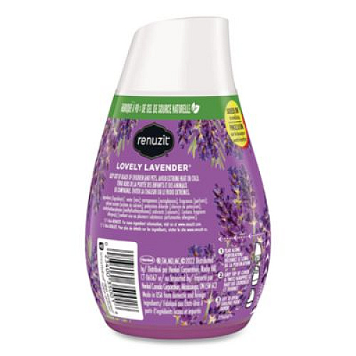 Renuzit Adjustables Air Freshener, Lovely Lavender, 7 oz Cone, 12/Carton (43133CT)