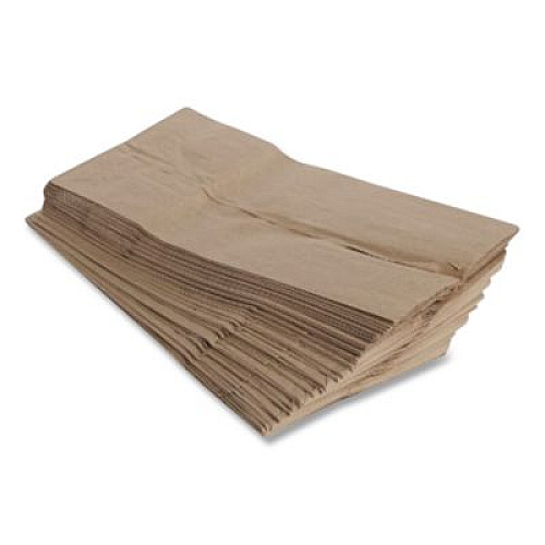 General Standard Paper Lunch Bags, 5.13" x 3.13" x 10.38", Natural Kraft, 1,200/Carton (LB24LAJ)